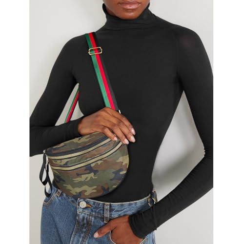 Image of Dyalsa Small Crossbody Bags for Women Canvas /PU Mini Crossbody Purse, Shoulder Bag Traveling Workout