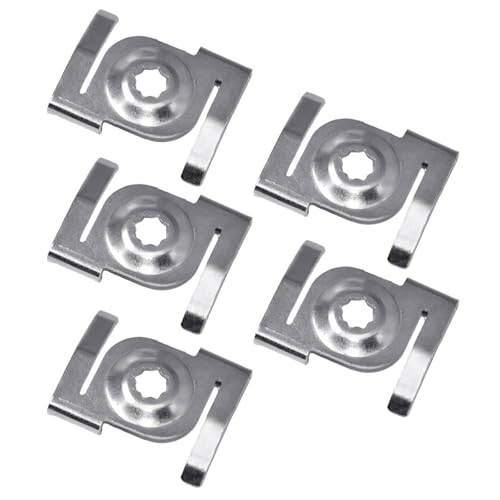 5 Clips De Techo Para Barra En T De Acero Inoxidable Construcción Duradera Para Modulares Montaje De Luminarias Y Posicionamiento Ajustable Clips De Montaje De Riel De Cortina De Acero Inoxidable