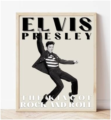 Miniatura 3 de Elvis Presley - Impresión artística de rey del rock and roll, fotografía vintage en blanco y negro, arte de pared, impresión clásica de movimientos