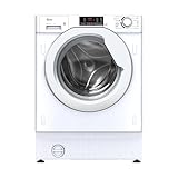Hoover H-Wash and Dry 300 Integrated Washer Dryer, 9 Kg Wash plus 5 Kg Dry, Combined Cycle Class E, 1400 RPM, Care Cycles, White, 60x53x82 cm - HBD 495D14-1-80
