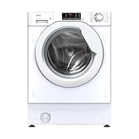 Hoover H-Wash and Dry 300 Integrated Washer Dryer, 9 Kg Wash plus 5 Kg Dry, Combined Cycle Class E, 1400 RPM, Care Cycles, White, 60x53x82 cm - HBD 495D14-1-80