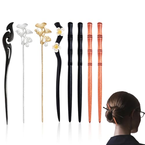 Bastoncini per capelli, 8 Pezzi Capelli Bastoni di Legno, Capelli Bacchette per Chignon, Bacchette di Legno per Capelli, Donne Capelli Lunghi Chignon, Capelli Spilla per Donne, Fatti a Mano Bastoncini per capelli, 8 Pezzi Capelli Bastoni di Legno, Capelli Bacchette per Chignon, Bacchette di Legno per Capelli, Donne Capelli Lunghi Chignon, Capelli Spilla per Donne, Fatti a Mano