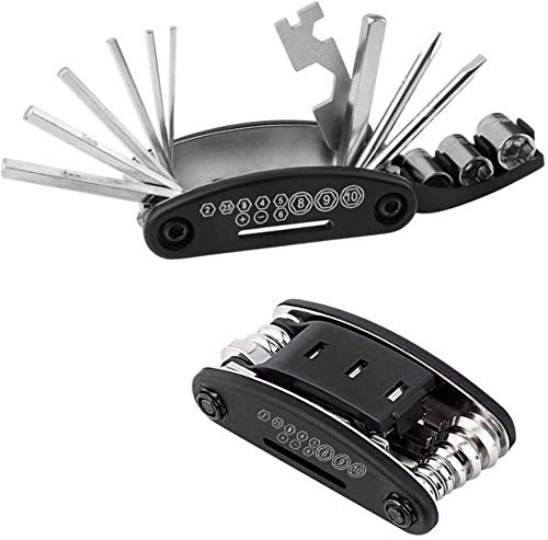 16-in-1 Multi-Function Bicycle Tool, Repair kit for Bicycle, Motorcycle, auto Mechanic, Foldable Emergency Tool