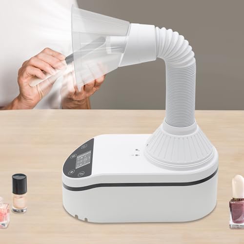 Aspiradora para uñas con ventilación y luz LED miniatura 3