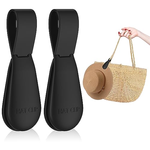 Magnetic Hat Clip for Travel - 2Pcs Silicone Hat Holder