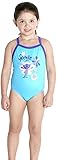 Speedo Mädchen Badeanzug 's Essential Thinstrap Badeanzug 1 Piece, Kinder, Essential Thinstrap 1 Piece, Blue - Bleu - Turquoise/Violet