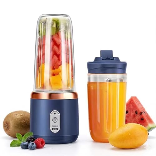 Portable Blender for Smoothies & Juices, USB Rechargeable Mini Ju...