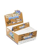 Chat Roule Slim Non Blanchi   Boite 50 paquets de feuille slim non blanchi