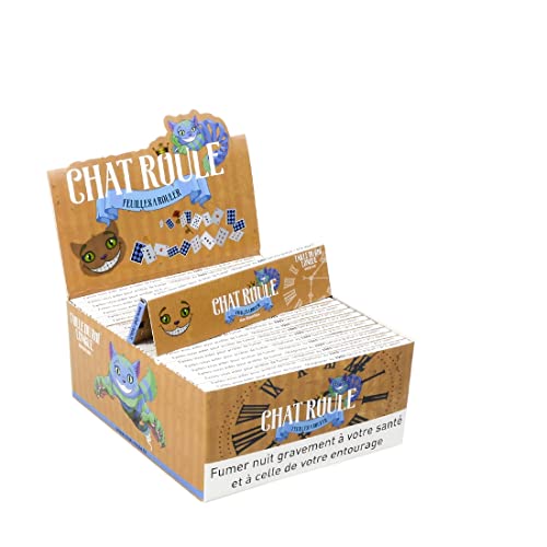 Chat Roule Slim Non Blanchi - Boite 50 paquets de feuille slim non blanchi
