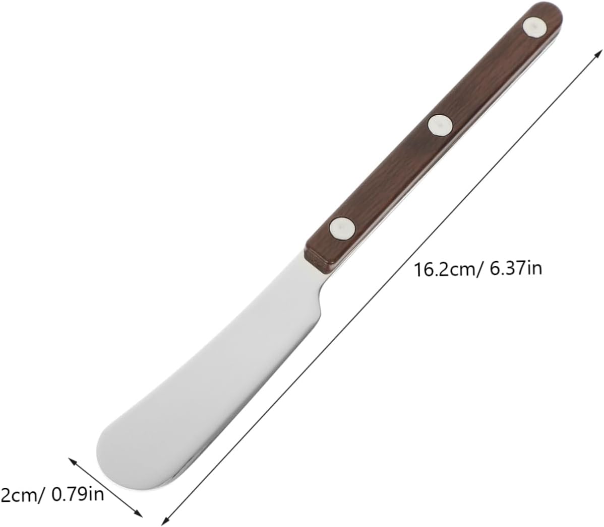 Mikinona 4pcs Safe Easy to Use Cheese Spreader Jam Spatula Knife Salad Dressing Spreader for Kitchen