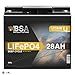 Produktbild BSA LiFePO4 12V 28Ah Lithium Batterie Solar Akku Photovoltaik Wohnmobil Batterie USV statt 20Ah 22Ah 24Ah 26Ah