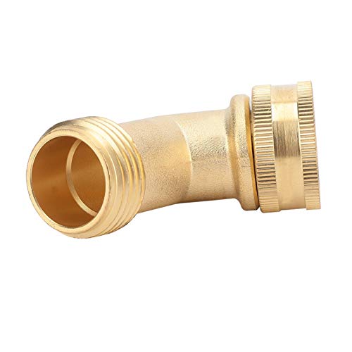 Image of 45 Degree Hose Elbow- Eliminates Stress and Strain On RV Water Intake Hose Fittings, Solid Brass