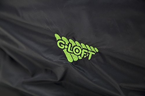 Carinthia G 145 Schlafsack L in Schwarz/Lime mit Reißverschluss rechts