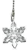 Jazzworks,LLC Pretty Clear Acrylic Snowflake Ceiling Fan Pull (FP035)