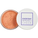 Everyday Minerals Blush | All Smiles Blush Mineral Powder Makeup | Peachy Orange Blush