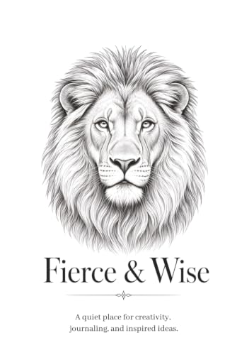 Fierce & Wise: Introvert Blank Notebook: Beautiful Premium Lion Cover | Unlined Journal for Quiet Creativity, Journaling & Inspired Ideas – Perfect Gift for Introverts image 2