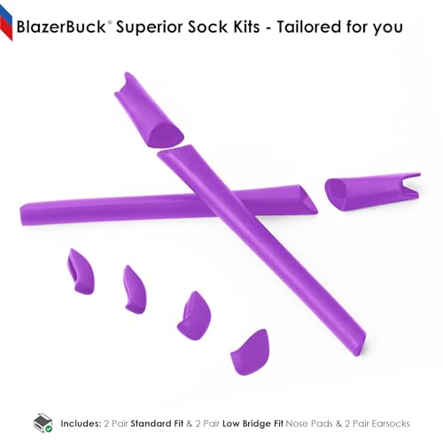 Image of BLAZERBUCK Replacement Sock Kits Earsocks & Nosepieces for Oakley Half Jacket XLJ Sunglass