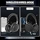 T-fun NC45 Kopfhörer mit Aktiver Geräuschunterdrückung,kabellose Over-Ear-Bluetooth-Kopfhörer mit Mikrofon,55 Stunden Spielzeit,Hi-Res-Audio,Geringe Latenz,Bluetooth 5.3 ANC-Kopfhörer für unterwegs