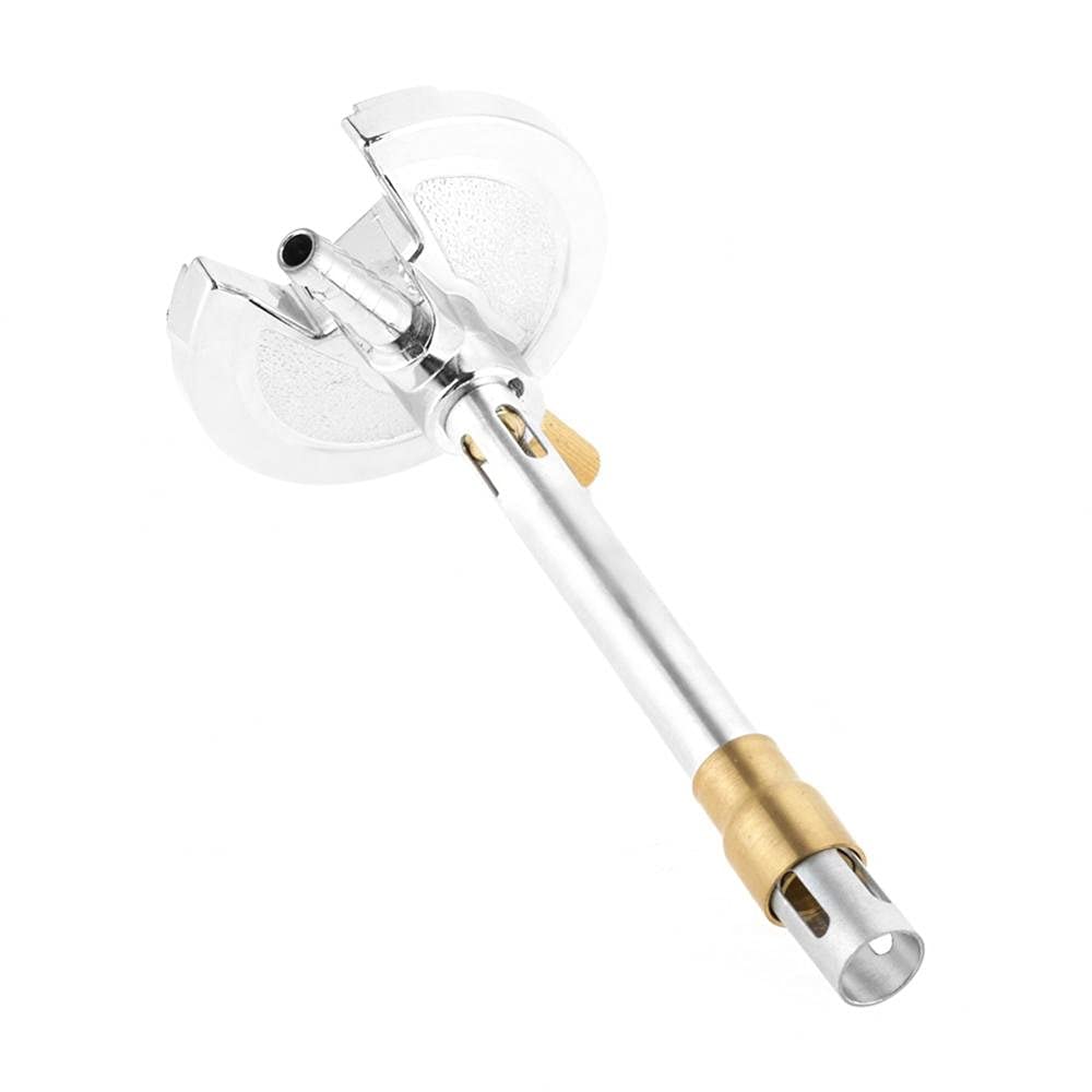 Bunsen Quemador, Micro compacto de un solo tubo Bunsen Quemador estándar, Gas Light Bunsen Quemador, para laboratorio de propano líquido, equipo de calefacción, soldadura, ect