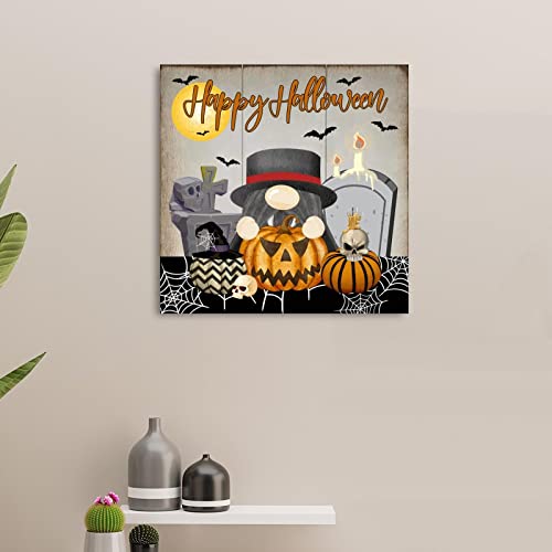 Plaque en bois Happy Halloween pour sublimer un mur vide facilement - 4