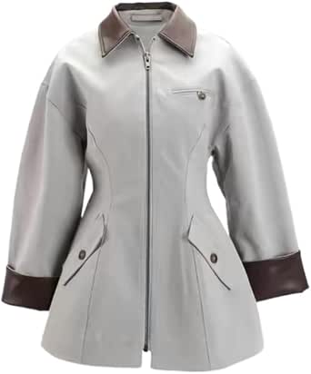 Amazon.com: Women Elegant Trendy Chic Jacket Retro Casual Stylish Loose ...