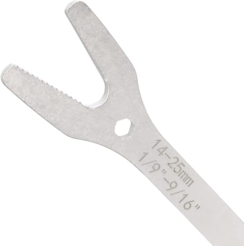 Vista 9 de Larcele Llave inglesa ajustable de doble extremo de 0.236-0.984 in, herramienta multifuncional para montar al aire libre o mantenimiento del Negro