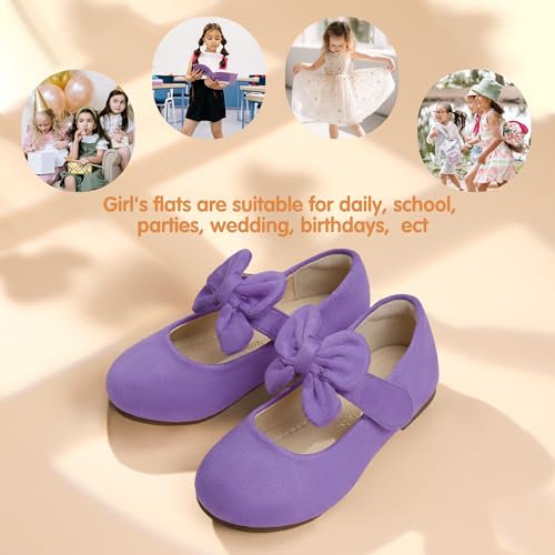Image of PANDANINJIA Toddler Dress Shoes Flower Girls Ballet Flats