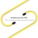 4 Pcs Brake Caliper Hangers Brake Caliper Hooks with Rubber Tips Automotive Tool for Braking, Bearing, Axle and Suspension Work(Yellow)