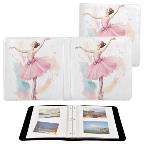 JUMBEAR Álbum de fotos grande autoadhesivo con 20 páginas, álbum de recortes, álbum de recortes para bodas, familia, bebés, vacaciones, niñas, baile, ballet