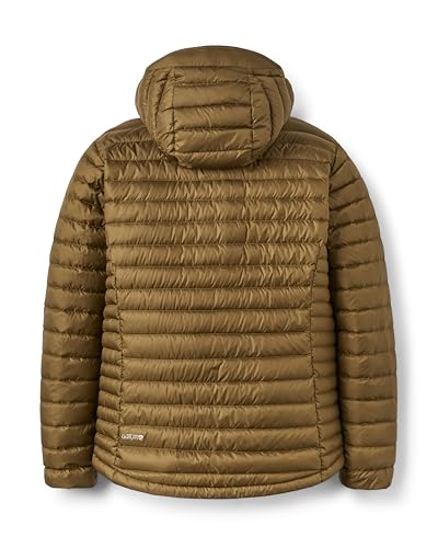 Image of Rab Men's Microlight Alpine 700-Fill Down Hooded Puffer Jacket for Hiking & Skiing