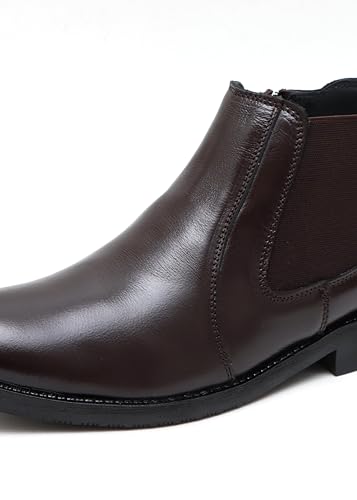 Image of ARAMISH Men's Genuine Leather Chelsea Boots