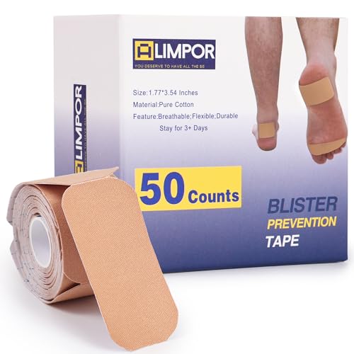 Blister Prevention Tapes for Heels, 50 Anti Blister Pads, Precut