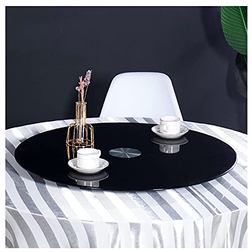 ZCM-JSDS Lazy Susan 360°Drehbar Glas Drehplatte Cover