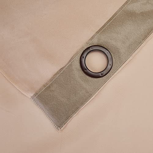 Cortina Soft Touch 1.6 x 2.2 Bege ARTE CAZZA, 3518, Avelã