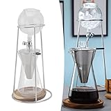 Photo Gallery drip tower caffettiera french press gocciolatore per caffè macchina per birra fredda vintage riutilizzabile caffettiera ghiacciata in vetro borosilicato per bar cucina domestica 600 ml Photo Gallery drip tower caffettiera french press gocciolatore per caffè macchina per birra fredda vintage riutilizzabile caffettiera ghiacciata in vetro borosilicato per bar cucina domestica 600 ml