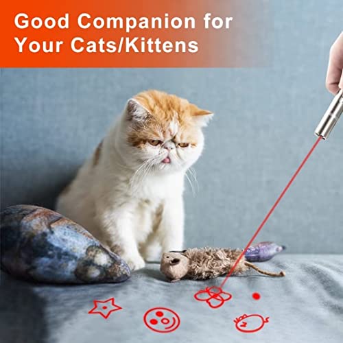 Crispka Laser Pointer Cat Toy,Cat Toy Interactive Red Dot Dog Laser Pointer Toys For Indoor Cat And Dog Play,Usb Recharge Long Range 3 Modes Lazer Playpen #TOP6