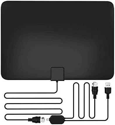 2019 Amplified HD Digital TV Antenna, 80+ Miles, All Older TV's for Indoor TV Digital HD Antenna with Signal Booster, 13.2FT Coaxial Professional Version Cable Support 4K 1080P Life Local Channels