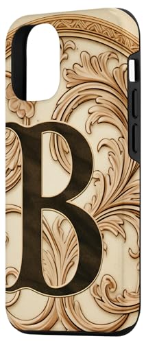 Image of iPhone 12 /12 Pro Boho Chic Floral Wreath Latter M Cute Pastel Case