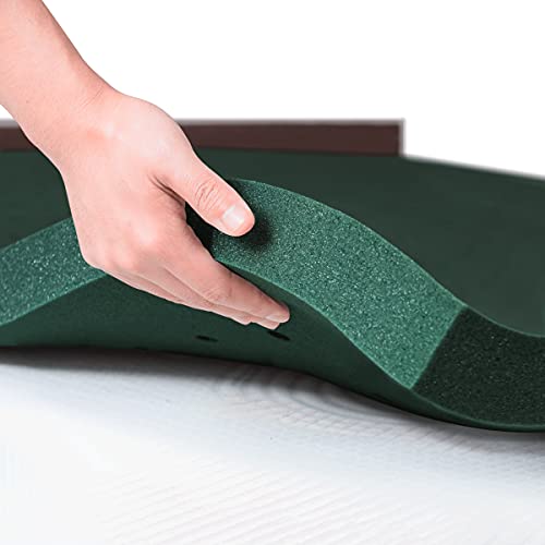 TOYABR Mattress Topper Gel-Infused Memory Foam Bed Pad with Ventilated Design Relieving Pressure and Pain for Good Sleep(4 Inch,King)