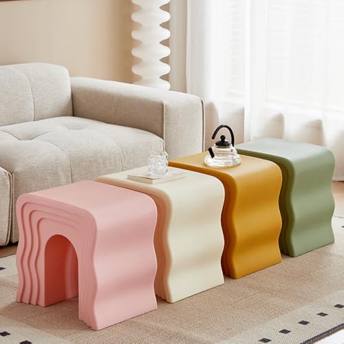 Table de chevet pour la chambre ondulée pour optimiser vos rangements - 7