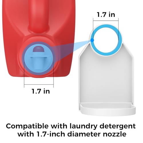 2-Pack-Laundry-Detergent-Dispenser-Cup-Holder-Nozzle-Force-Saving-Switch-Soap-DispenserDrip-Catcher-for-Laundry-Room-Organization-and-Storage