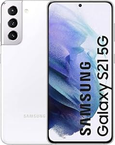 Samsung Galaxy S21 5G 8GB RAM 4.000mAh Akku AI Handy Android 15 Smartphone EU ohne Simlock ohne Branding (Weiß, 256, GB)