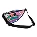 HDE Shiny Retro Fanny Pack Rave Festival Metallic Hologram Bum Bag Waist Pouch (Irridescent)