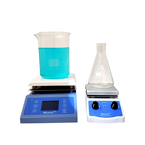 Labnique Borosilicate 3.3 Glass Conical Flask, Erlenmeyer Flask With Narrow Mouth, Graduated, 1000Ml (Pack Of 2) #TOP3