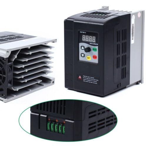 Convertidor de frecuencia variable VDF 1/3 fase, 220 V, 380 V, inversor de frecuencia variable, frecuencia variable, motor (380 V, 1,5 kw)