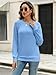 TICTICMIMI Women's Crewneck Sweatshirts Lightweight Long Sleeve Tunic Tops Cute Pullover Shirts