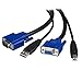 StarTech.com 2-in-1 USB KVM Cable - Keyboard / video / mouse / USB cable - HD-15 (VGA), USB Type B (M) to USB, HD-15 (VGA) - 6 ft - SVUSB2N1_6
