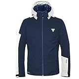 DermizaxDX dehnbare Membran Dainese Herren Hp2 M4 Ski Jacke, Black-Iris/Lily-White, L