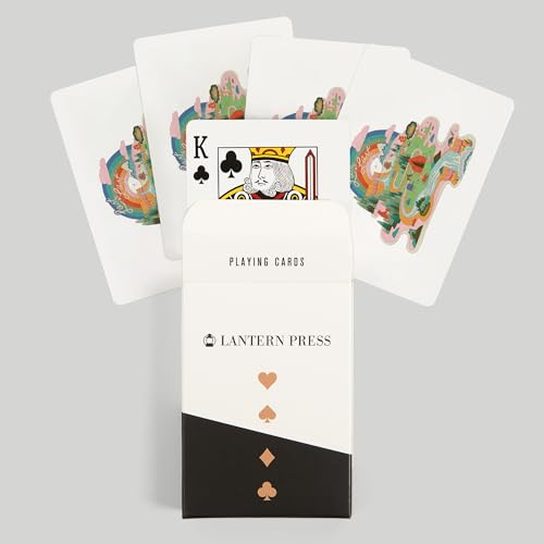 Lantern Press Lost at Last, 52 naipes póker para adultos miniatura 6