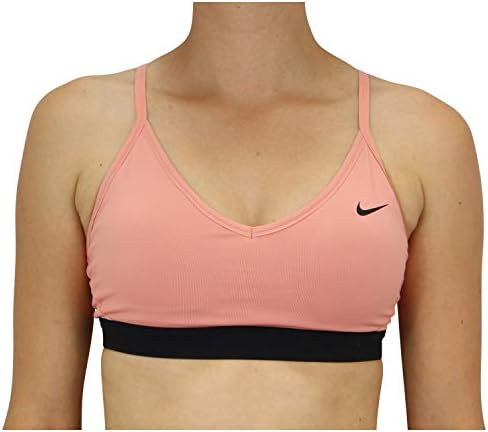 nike pink indy bra